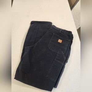 Carhartt Men's Relaxed Carpenter Jeans - Black 38 x 32